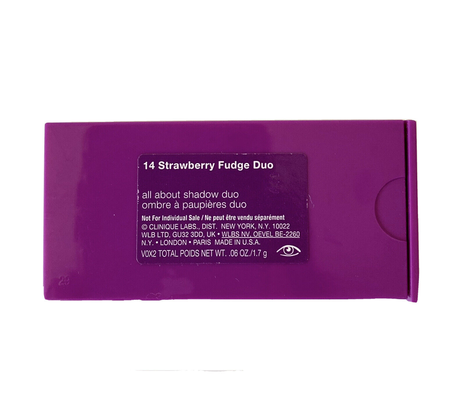 پالت سایه چشم آل ابوت شدو کلینیک مدل 14 Straberry Fudge Dou